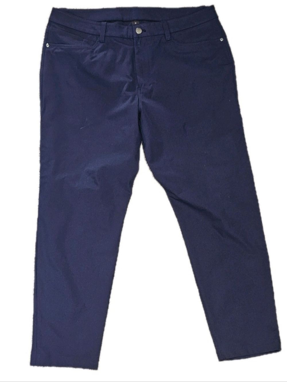 Lululemon ABC Pants Mens 35x27 Blue 5 Pocket Slim Classic Stretch Tech